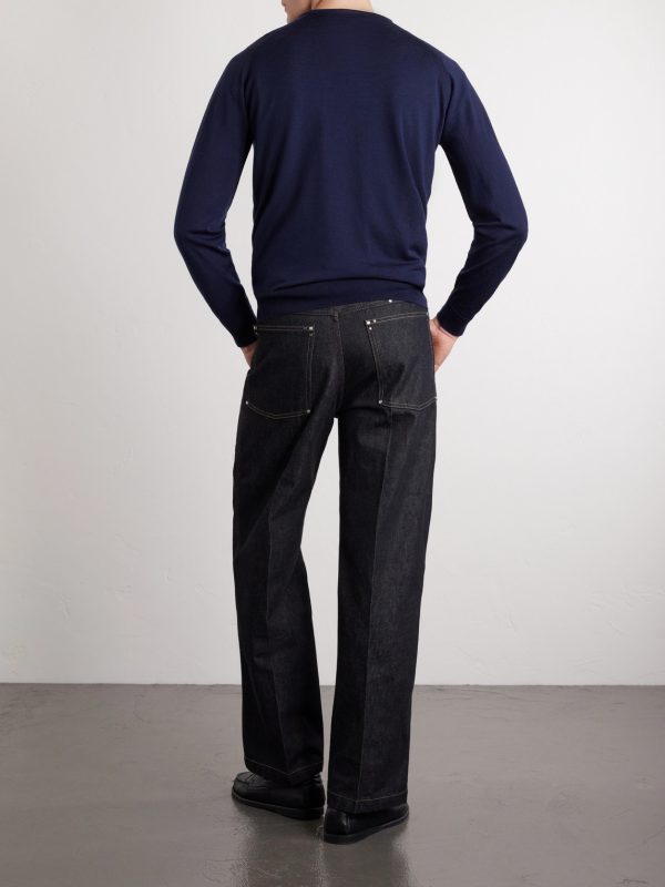 Lundy Slim-Fit Merino Wool Sweater - BK Lundy Slim-Fit Merino Wool Sweater - BK