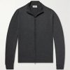 Claygate Merino Wool Zip-Up Cardigan Claygate Merino Wool Zip-Up Cardigan
