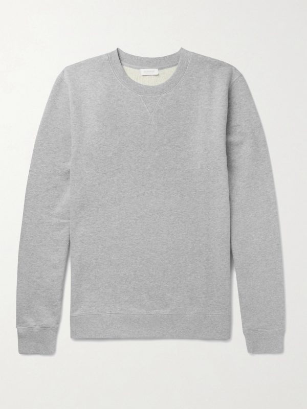 Brushed Loopback Cotton-Jersey Sweatshirt