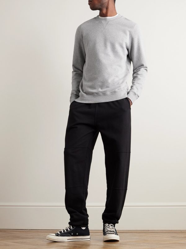 Brushed Loopback Cotton-Jersey Sweatshirt - OU