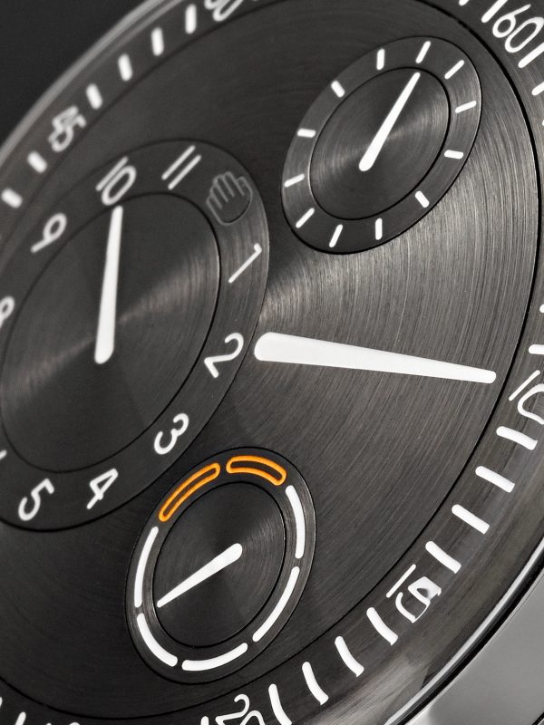 Type 1 Mechanical 42mm Titanium and Leather Watch, Ref. No. TYPE 1R - CU