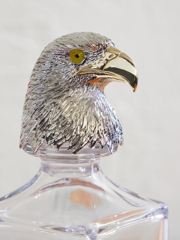 Eagle Sterling Silver, Gold-Plated and Crystal Decanter - CU Eagle Sterling Silver, Gold-Plated and Crystal Decanter - CU