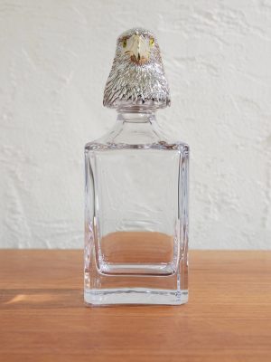 Eagle Sterling Silver, Gold-Plated and Crystal Decanter