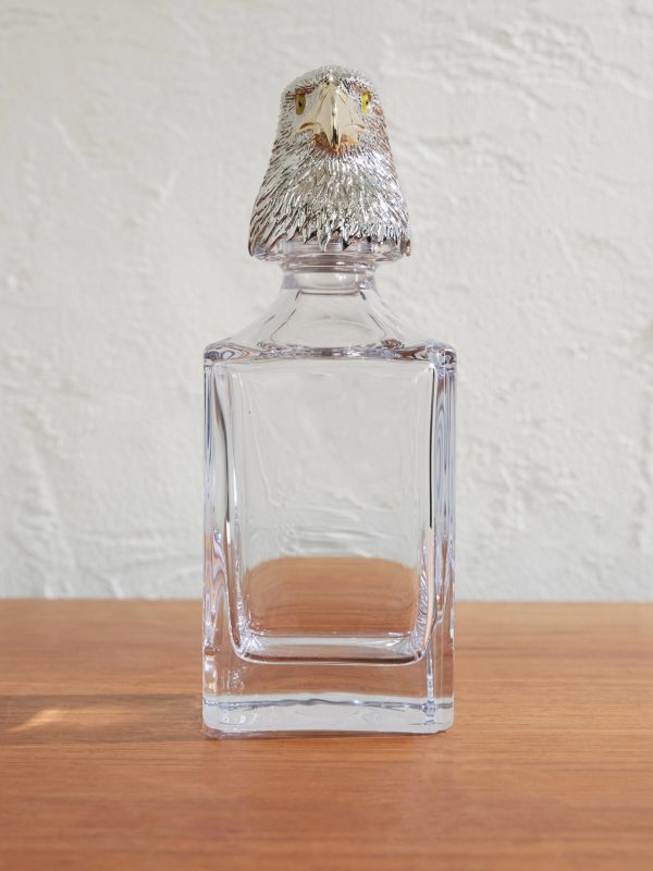 Eagle Sterling Silver, Gold-Plated and Crystal Decanter Eagle Sterling Silver, Gold-Plated and Crystal Decanter