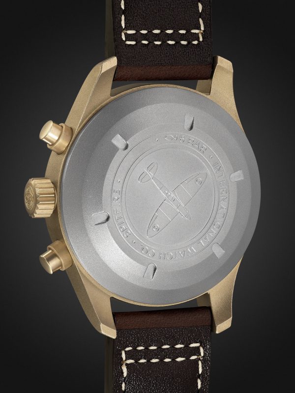 Pilot's Spitfire Automatic Chronograph 41mm Bronze and Leather Watch, Ref. No. IW387902 - BK Pilot's Spitfire Automatic Chronograph 41mm Bronze and Leather Watch, Ref. No. IW387902 - BK
