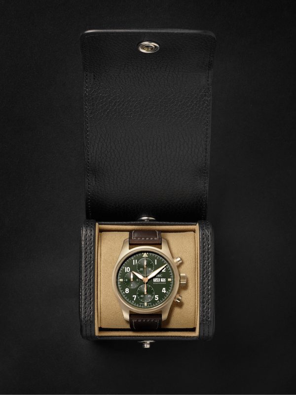Pilot's Spitfire Automatic Chronograph 41mm Bronze and Leather Watch, Ref. No. IW387902 - E3 Pilot's Spitfire Automatic Chronograph 41mm Bronze and Leather Watch, Ref. No. IW387902 - E3