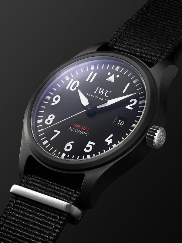 Pilot's TOP GUN Automatic 41mm Ceramic And Textile Watch, Ref. No. IW326901 - FR Pilot's TOP GUN Automatic 41mm Ceramic And Textile Watch, Ref. No. IW326901 - FR