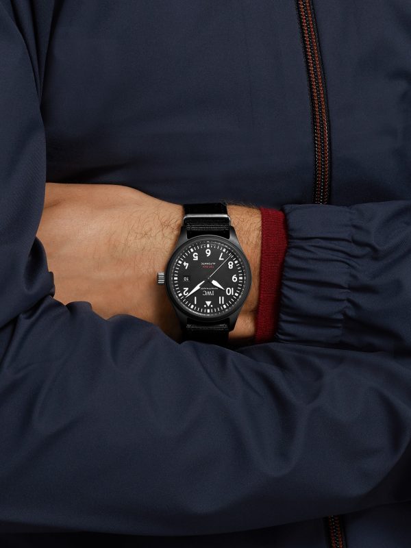 Pilot's TOP GUN Automatic 41mm Ceramic And Textile Watch, Ref. No. IW326901 - OU Pilot's TOP GUN Automatic 41mm Ceramic And Textile Watch, Ref. No. IW326901 - OU