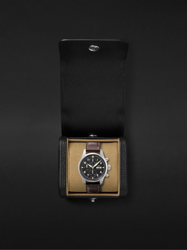 Pilot's Spitfire Automatic Chronograph 41mm Stainless Steel and Leather Watch, Ref. No. IW387903 - E3 Pilot's Spitfire Automatic Chronograph 41mm Stainless Steel and Leather Watch, Ref. No. IW387903 - E3