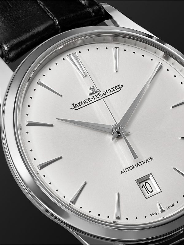 Master Ultra Thin Date Automatic 39mm Stainless Steel and Alligator Watch, Ref. No. Q1238420 - CU Master Ultra Thin Date Automatic 39mm Stainless Steel and Alligator Watch, Ref. No. Q1238420 - CU