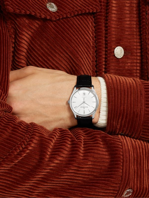 Master Ultra Thin Date Automatic 39mm Stainless Steel and Alligator Watch, Ref. No. Q1238420 - OU Master Ultra Thin Date Automatic 39mm Stainless Steel and Alligator Watch, Ref. No. Q1238420 - OU
