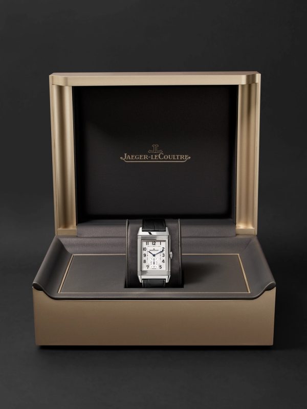 Reverso Classic Large Hand-Wound 45mm x 27mm Stainless Steel and Alligator Watch, Ref. No. Q3858520 - E3 Reverso Classic Large Hand-Wound 45mm x 27mm Stainless Steel and Alligator Watch, Ref. No. Q3858520 - E3