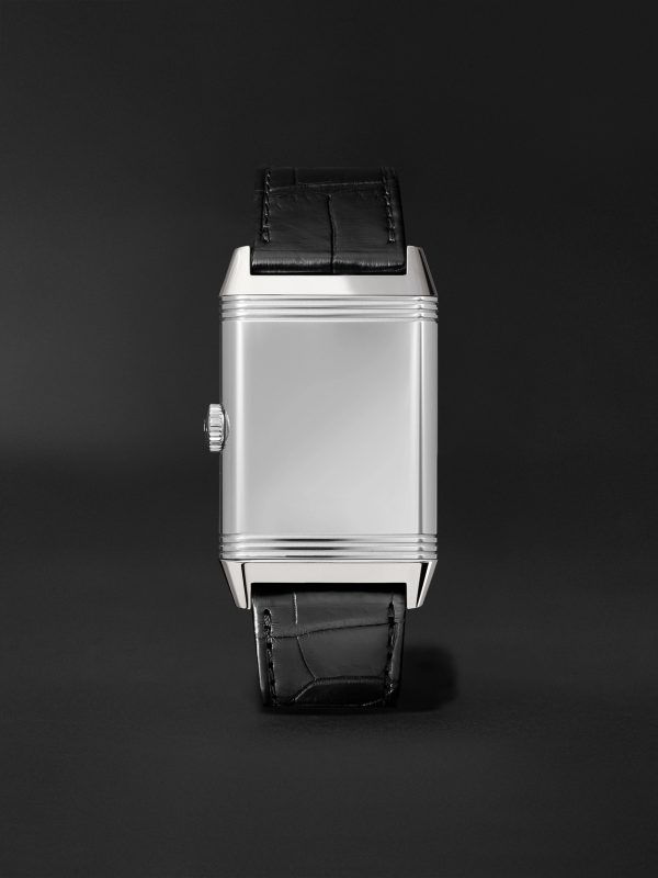 Reverso Classic Large Hand-Wound 45mm x 27mm Stainless Steel and Alligator Watch, Ref. No. Q3858520 - E5 Reverso Classic Large Hand-Wound 45mm x 27mm Stainless Steel and Alligator Watch, Ref. No. Q3858520 - E5