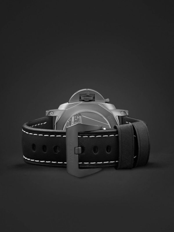 Luminor Luna Rossa GMT Automatic 44mm Titanium and Leather Watch, Ref. No. PAM01036 - E2 Luminor Luna Rossa GMT Automatic 44mm Titanium and Leather Watch, Ref. No. PAM01036 - E2