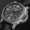 Luminor Luna Rossa GMT Automatic 44mm Titanium and Leather Watch, Ref. No. PAM01036 - FR Luminor Luna Rossa GMT Automatic 44mm Titanium and Leather Watch, Ref. No. PAM01036 - FR
