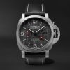 Luminor Luna Rossa GMT Automatic 44mm Titanium and Leather Watch, Ref. No. PAM01036 Luminor Luna Rossa GMT Automatic 44mm Titanium and Leather Watch, Ref. No. PAM01036