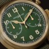 1858 Automatic Chronograph Limited Edition 42mm Bronze and Webbing Watch, Ref No. 119908 - CU 1858 Automatic Chronograph Limited Edition 42mm Bronze and Webbing Watch, Ref No. 119908 - CU