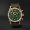 1858 Automatic Chronograph Limited Edition 42mm Bronze and Webbing Watch, Ref No. 119908 1858 Automatic Chronograph Limited Edition 42mm Bronze and Webbing Watch, Ref No. 119908