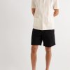 Jersey-Panelled Organic Cotton-Piqué Shirt - OU
