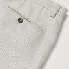 Prince Of Wales Checked Virgin Wool and Linen-Blend Trousers - CU Prince Of Wales Checked Virgin Wool and Linen-Blend Trousers - CU