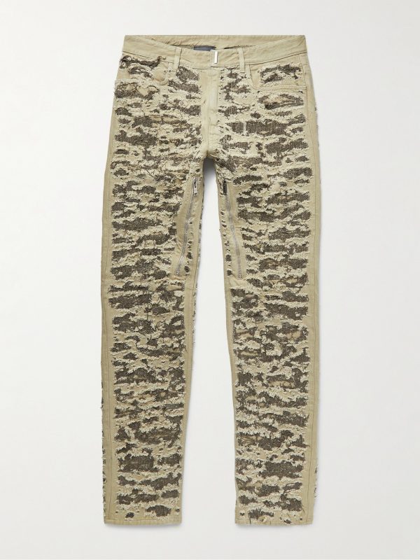 Slim-Fit Distressed Jeans Slim-Fit Distressed Jeans
