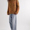 Metallic Jacquard-Knit Sweater - OU Metallic Jacquard-Knit Sweater - OU