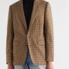 Checked Wool Blazer - FR