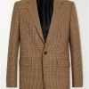Checked Wool Blazer