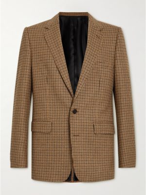Checked Wool Blazer