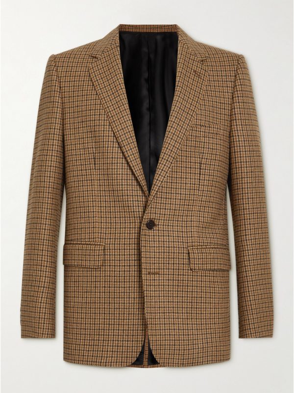 Checked Wool Blazer