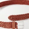 4cm Woven Suede Belt - E1 4cm Woven Suede Belt - E1
