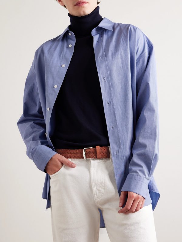 4cm Woven Suede Belt - FR 4cm Woven Suede Belt - FR