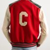 Teddy Appliquéd Mohair and Leather Bomber Jacket - BK