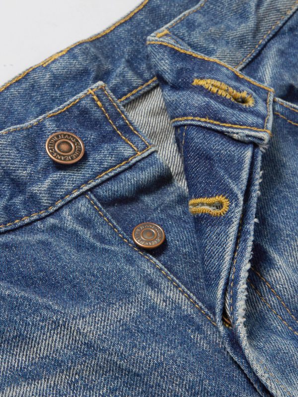 Wesley Straight-Leg Distressed Denim Shorts - E1 Wesley Straight-Leg Distressed Denim Shorts - E1