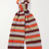 Striped Cashmere-Blend Scarf Striped Cashmere-Blend Scarf