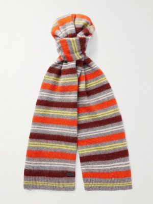 Striped Cashmere-Blend Scarf Striped Cashmere-Blend Scarf