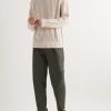 Ribbed Open-Knit Cotton Sweater - OU