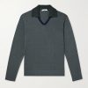 Colour-Block Organic Cotton and TENCEL™ Lyocell-Blend Polo Shirt Colour-Block Organic Cotton and TENCEL™ Lyocell-Blend Polo Shirt