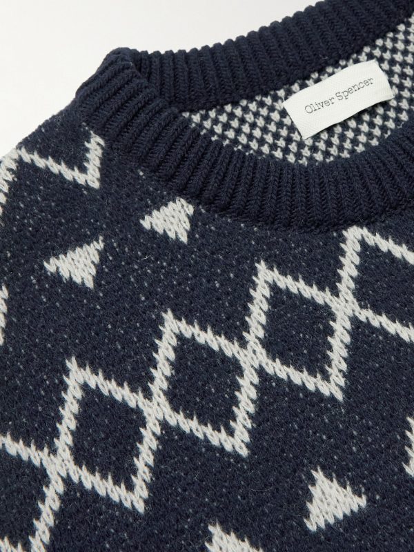 Blenheim Slim-Fit Fair Isle Wool Sweater - CU