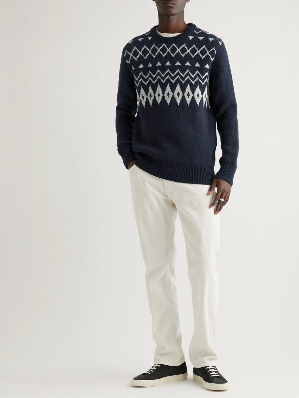 Blenheim Slim-Fit Fair Isle Wool Sweater - OU