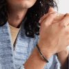 Ceramic and Silver-Tone Bracelet - FR Ceramic and Silver-Tone Bracelet - FR