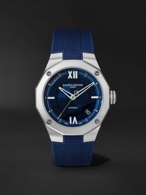 Riviera Automatic 42mm Stainless Steel and Rubber Watch, Ref. No. M0A10701 Riviera Automatic 42mm Stainless Steel and Rubber Watch, Ref. No. M0A10701