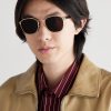 Aviator-Style Gold-and Silver-Tone and Tortoiseshell Acetate Sunglasses - OU
