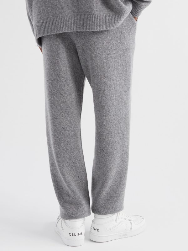 Wool and Cashmere-Blend Sweatpants - BK Wool and Cashmere-Blend Sweatpants - BK
