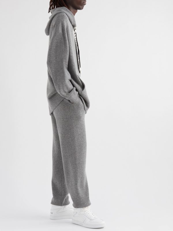 Wool and Cashmere-Blend Sweatpants - OU Wool and Cashmere-Blend Sweatpants - OU