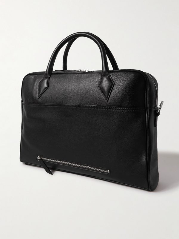Closer All Day Full-Grain Leather Briefcase - BK