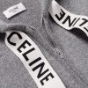 Oversized Logo-Print Wool and Cashmere-Blend Zip-Up Hoodie - CU Oversized Logo-Print Wool and Cashmere-Blend Zip-Up Hoodie - CU