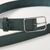 4cm Cotton-Blend Corduroy and Leather Belt - E1 4cm Cotton-Blend Corduroy and Leather Belt - E1