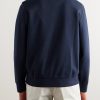Logo-Embroidered Jersey Sweatshirt - BK Logo-Embroidered Jersey Sweatshirt - BK