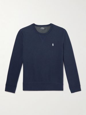 Logo-Embroidered Jersey Sweatshirt
